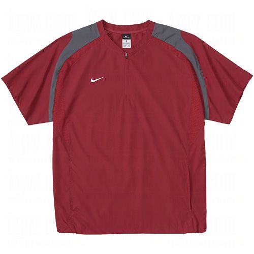 NWT Mens Nike STORM FIT Baseball 1/4 Zip SS Wind Jacket Pullover 55