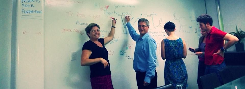 NTG Team at Whiteboard