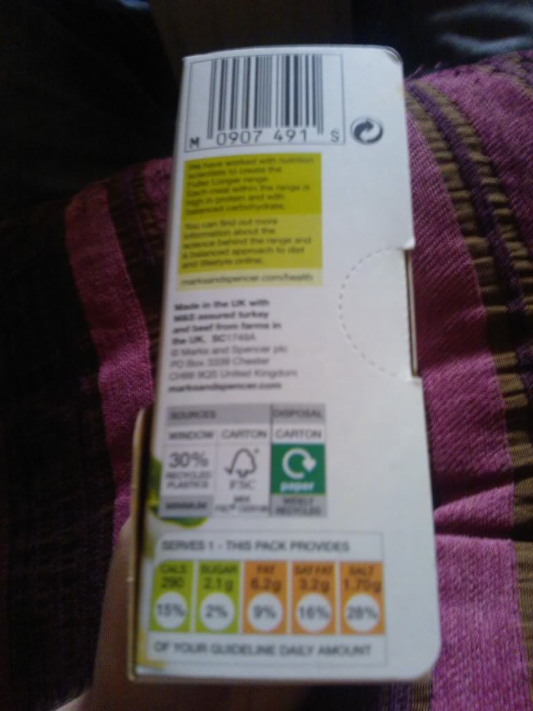 Marks and Spencer Fuller Longer Turkey, Pastrami and Emmental Cheese