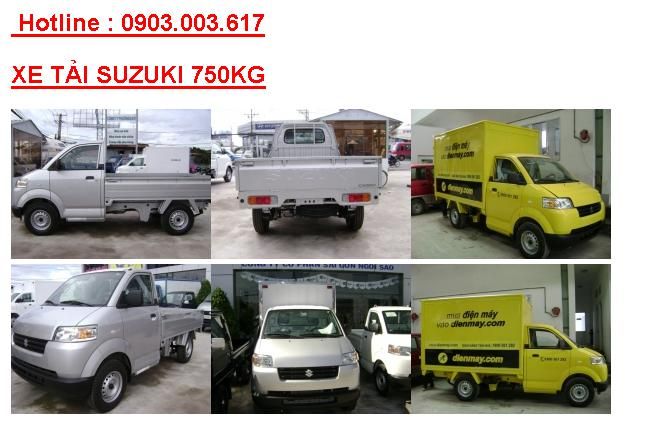 Đại lý xe tải suzuki 650kg, suzuki 740kg, bán xe trả góp,xe tải suzuki giá tốt nhất!! - 8