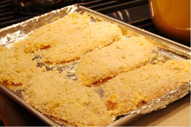 Rice cutlets Chicken Brown Panko  Good  :: cast  Salad  skillet in Miso Eats chicken  iron breaded