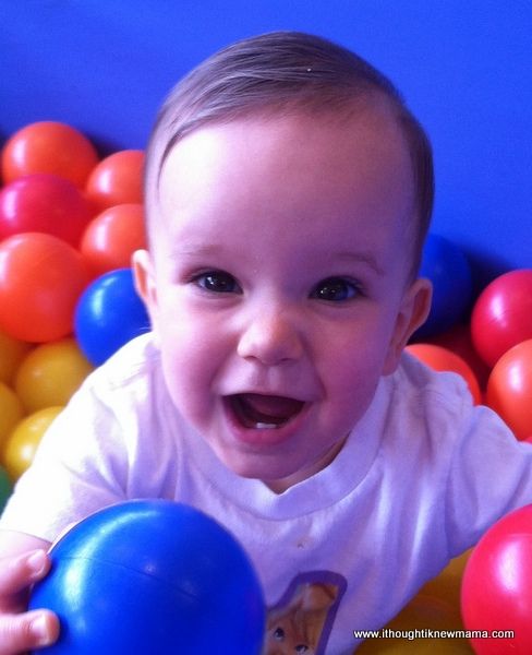 Smiling toddler