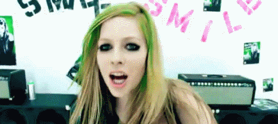 Avril Lavigne gif photo: Avril Lavigne smile2.gif