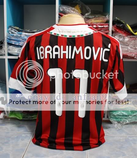 2012 AC MILAN home IBRAHIMOVIC, PATO, CASSANO, NESTA, INZAGHI, GATTUSO 