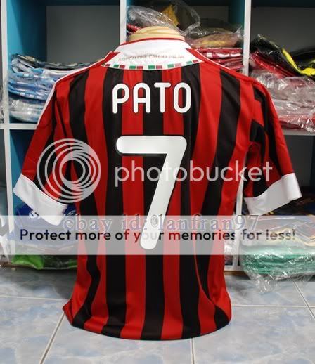 2012 AC MILAN home IBRAHIMOVIC, PATO, CASSANO, NESTA, INZAGHI, GATTUSO 