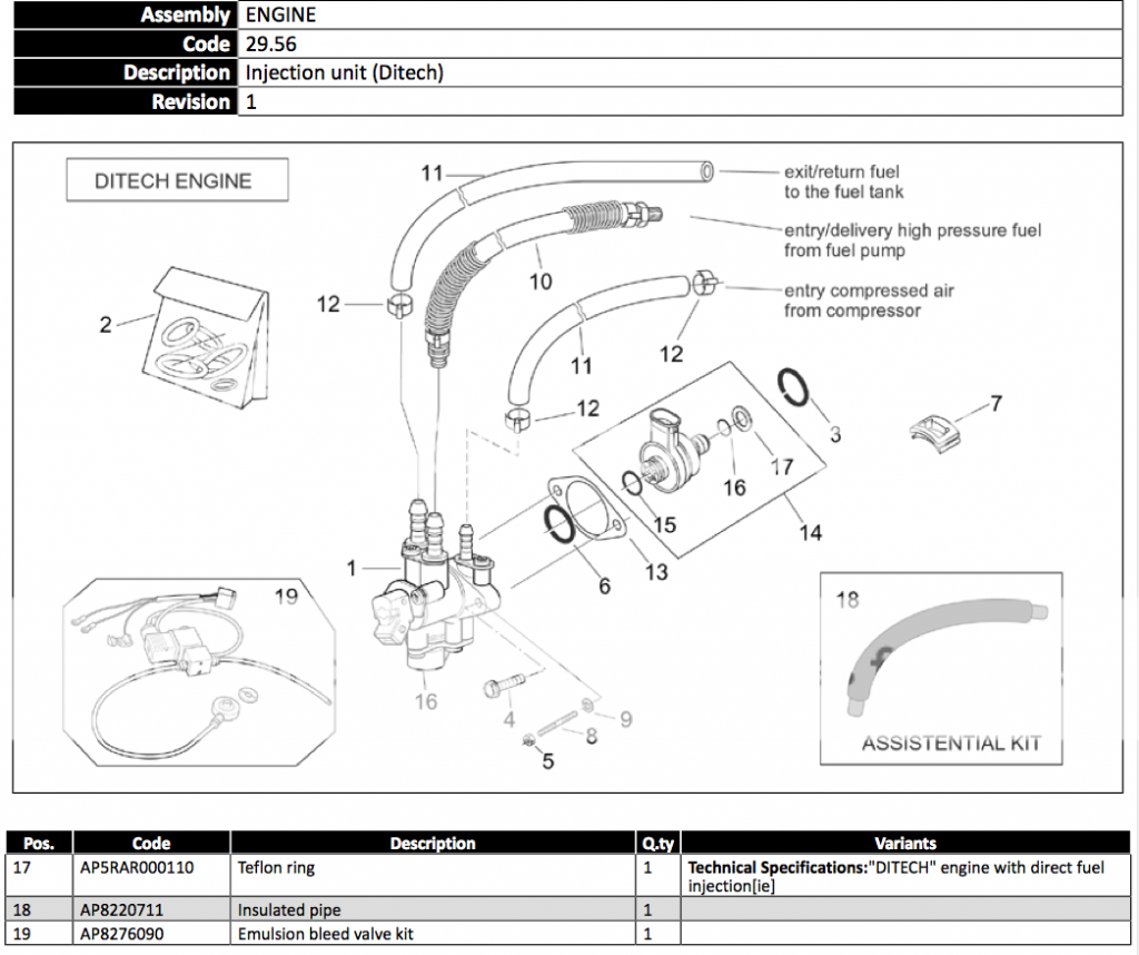 Sr50 Ditech 2002 - Fuel leaking from pipes into injection system