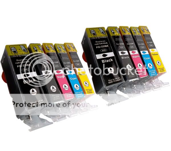 For Canon PGI 225BK CLI226 B C M Y 10pk Ink Cartridge Set PIXMA MG6120 