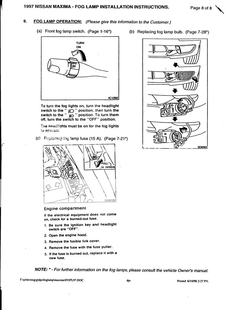 99 Maxima Fuse Diagram - Wiring Diagram Networks