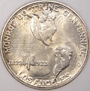 Up for auction here is an excellent 1923 S Monroe Half Dollar 