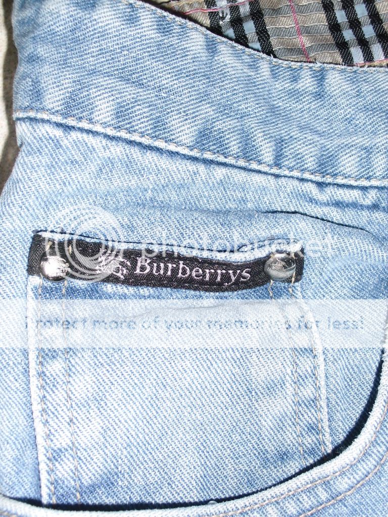 burberry sport mens jeans vintage seat 38 x 30 dark wsh nr