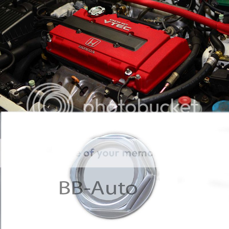 Silver Mugen Car Engine Oil Fuel Filler Filter Tank Cap Cover Plug For Honda
