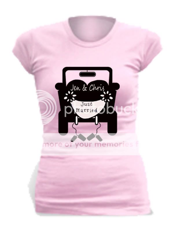 Just Married Personalized T Shirt