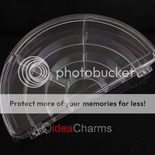 Christmas Gift Semi circle Transparent Jewellery Gift Practical Boxes 