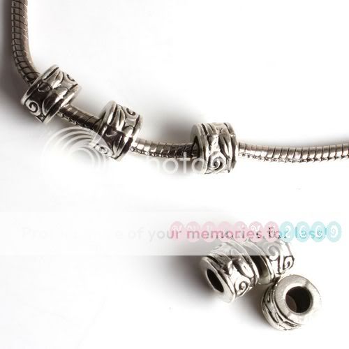 Free ship 180 Tibetan Silver Charms Alloy Beads P2055  