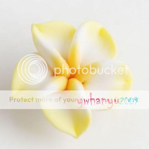 Wholesale MORE COLOR CHOOSE Flower Fimo Polymer Clay Spacer Bead 20mm 