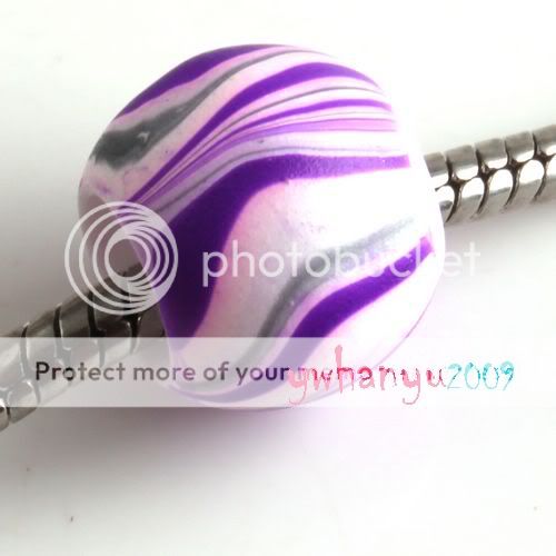 Freeship  Wholesale Colorful Acrylic Big Hole Spacer Charms Beads Fit 