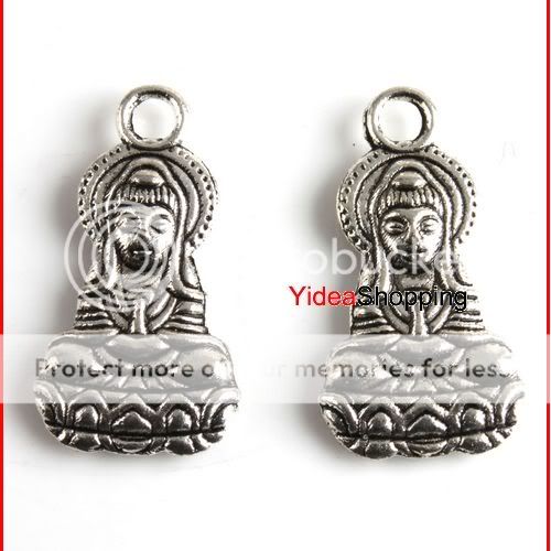 materials no g0293 alloy color the goddess of mercy pendants