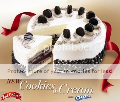 Cookies n Cream cake from Red Ribbon