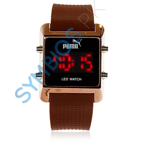 puma led watch instructions
