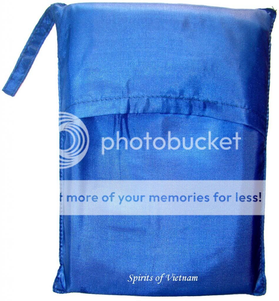 Blue Single Silk Liner Sleeping Bag Hostel Travel Sheet